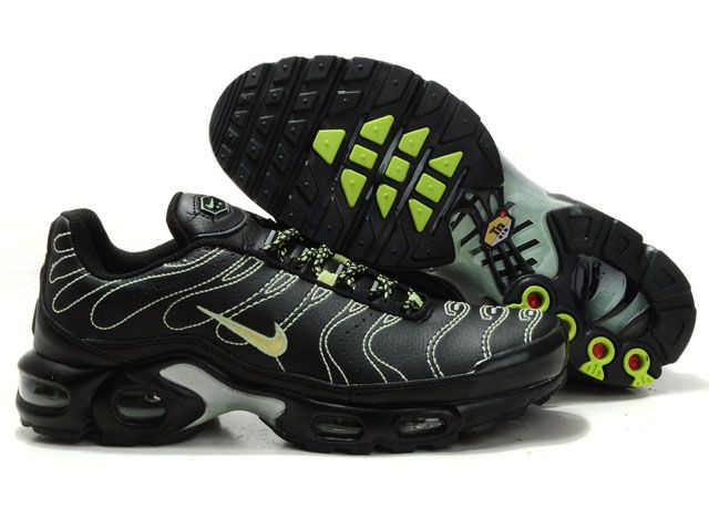 New Men'S Nike Air Max Tn Black/Greenyellow